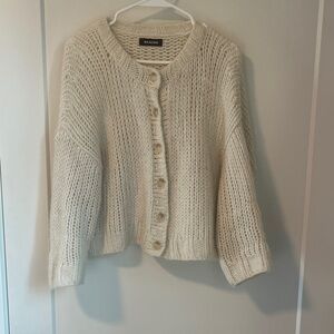 Naadam Lofty Alpaca Cream Cardigan